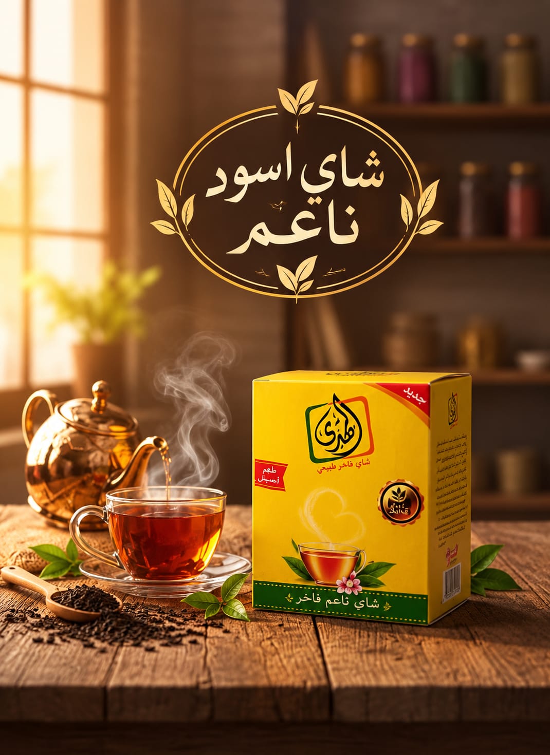 شاي أسود ناعم
